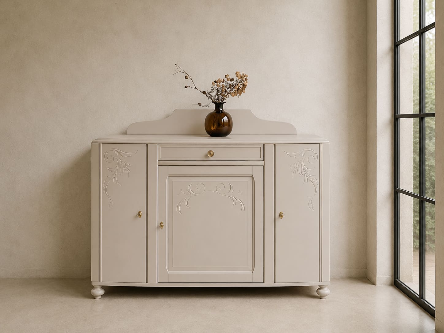 Sideboard · H 100 cm · B 140 cm · T 41 cm — digitale Darstellung